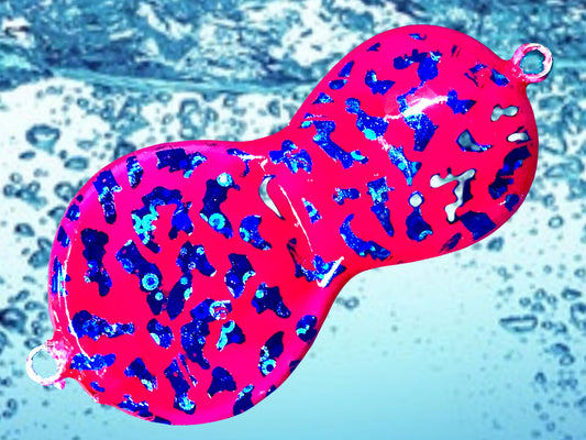 Buttlöffel Fluo Pink Laser Blau